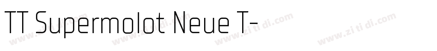 TT Supermolot Neue T字体转换